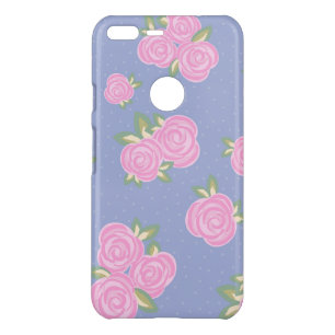 Vintage roses floral pattern uncommon google pixel XL case