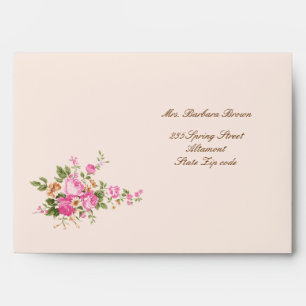Vintage roses Greating card Envelope