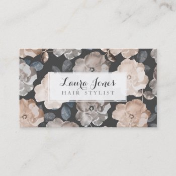 Vintage Roses Hair Stylist Appointment Cards by Pip_Gerard at Zazzle