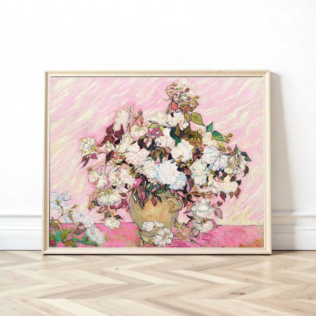  Vintage Roses in a vase, Van Gogh Poster (Creator Uploaded)