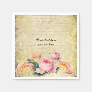 Vintage Roses Napkins
