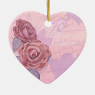 Vintage roses, ornament