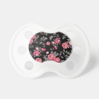 Vintage Roses Pacifier by tattle_tales at Zazzle