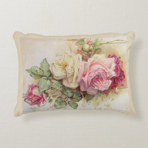 Vintage roses pillow Vintage roses cushion