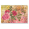 Vintage Roses Pink Gold Damask Floral Pattern