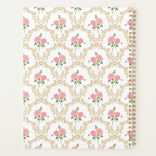 Vintage Roses Planner (Back)