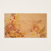 Vintage roses Profile Card (Back)