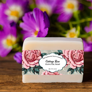 Vintage Roses Soap Belly Band