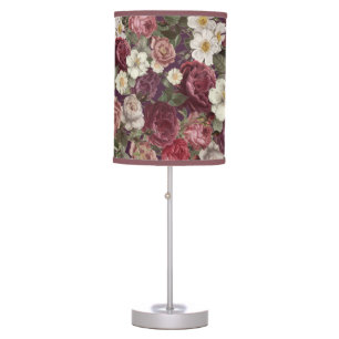 Vintage Roses Table Lamp
