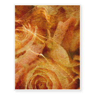 Vintage roses temporary tattoos