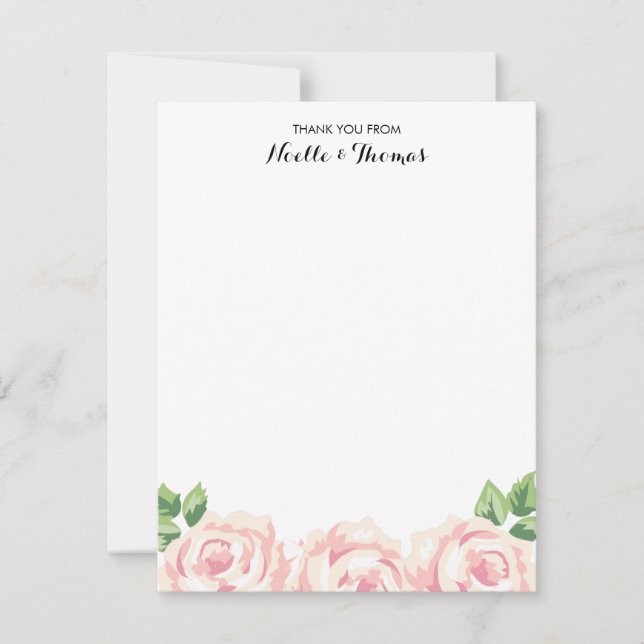 Vintage Roses Thank You (Front)