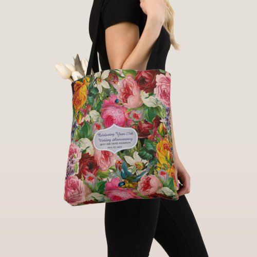 Vintage Roses TOTE Personalized EDIT TEXT