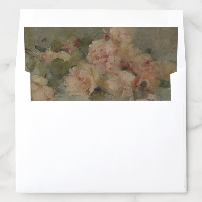 Vintage, Roses, wedding floral  Envelope Liner (In Envelope)