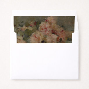 Vintage, Roses, wedding floral  Envelope Liner