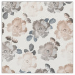 Vintage Roses White Repeating Pattern Cotton Fabric