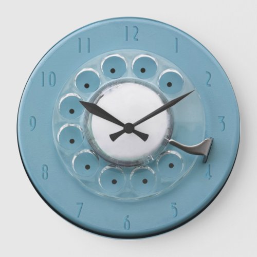 Vintage Rotary Dial Novelty Wall Clock