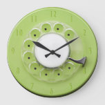 Vintage Rotary Dial Novelty Wall Clock at Zazzle