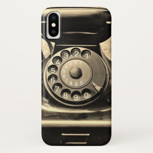Vintage rotary phone iphone x iPhone x case