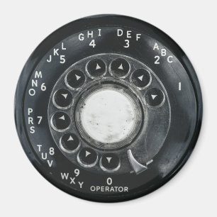 Vintage Rotary Phone Magnet