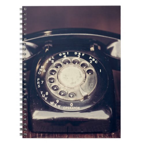 Vintage Rotary Phone Notebook
