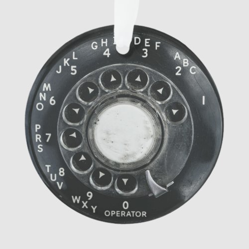 Vintage Rotary Phone Ornament