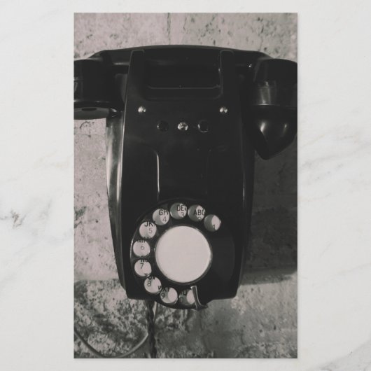 Vintage Rotary Telephone photographic print. (Front)