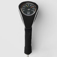 Vintage Round Analog Auto Tachometer