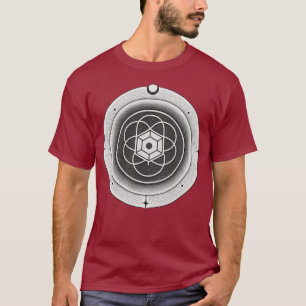 Vintage Round Artwork Men's Dark T-Shirt