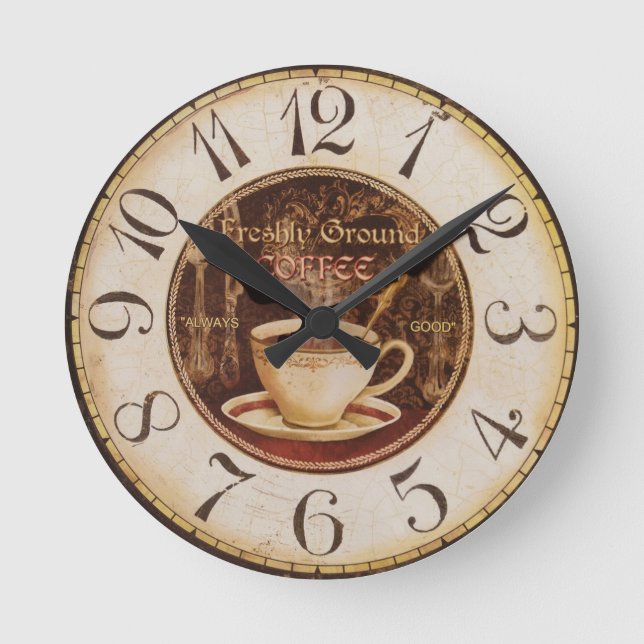 Vintage Round Clock (Front)