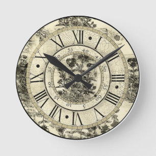 Vintage Round Clock