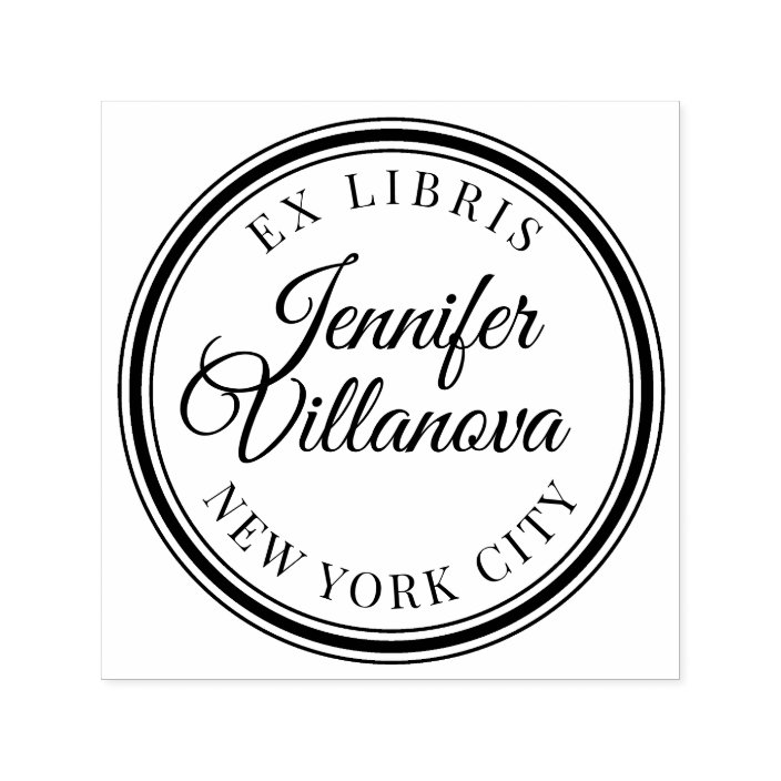 Vintage Round Frame Ex Libris Library Name Stamp Zazzle Com Vintage Round Frame Ex Libris Library Name Stamp Zazzle Com