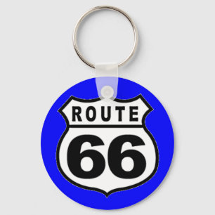 VINTAGE ROUTE 66 AMERICANA FATHER'S DAY KEYCHAIN
