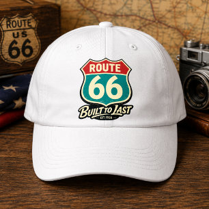 Vintage Route 66 Built To Last Hat