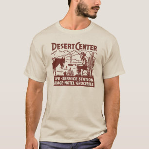 Vintage Route 66 Desert Center Old West T-Shirt