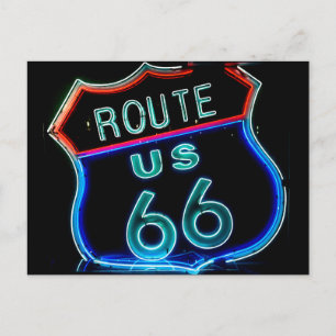 Vintage Route 66 Postcard