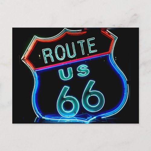 Vintage Route 66  Postcard