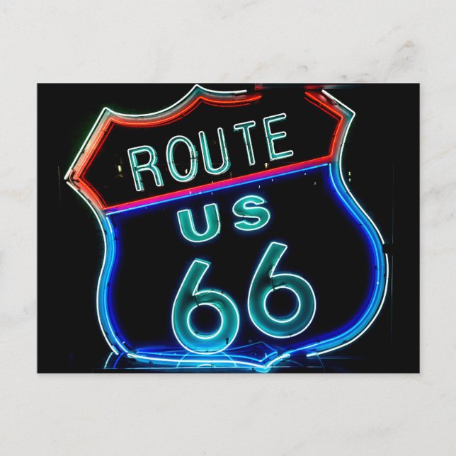 Vintage Route 66  Postcard (Front)