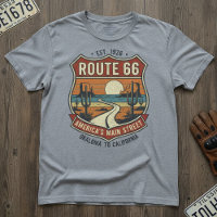 Vintage Route 66 - Retro Oklahoma to California