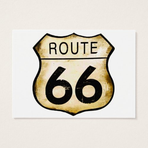 Vintage Route 66 Sign Business Cards