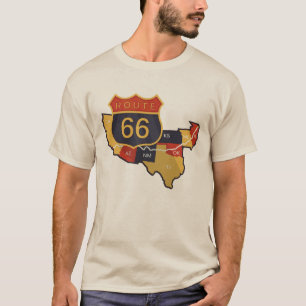 Vintage Route 66, Travel USA History Highway T-Shirt