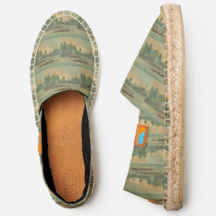 Vintage Rowers Crew Race Boat Race on Thames #2 Espadrilles