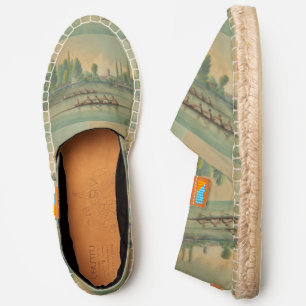 Vintage Rowers Crew Race Boat Race on the Thames Espadrilles