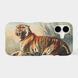 Vintage Royal Bengal Tiger Naturalist Art Print iPhone 17 Case