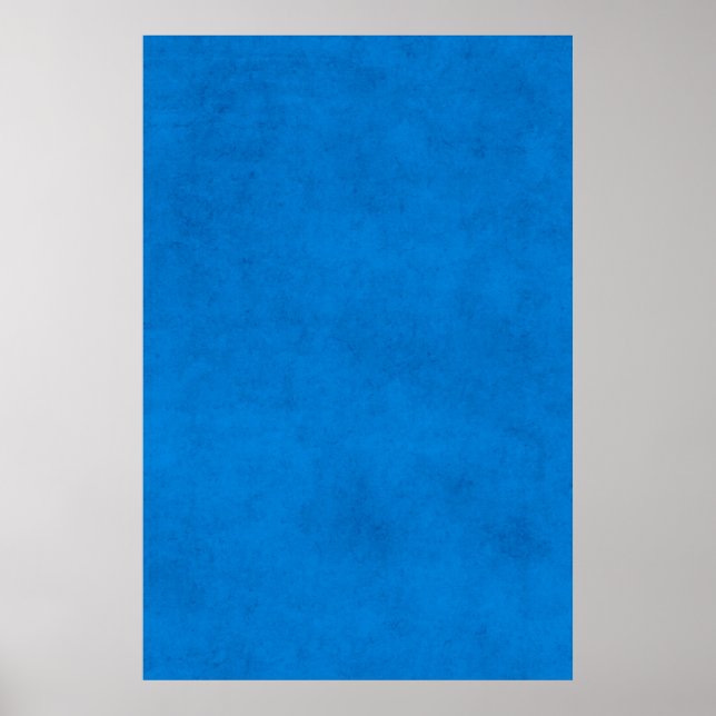 Vintage Royal Blue Paper Parchment Background Poster (Front)