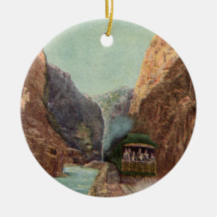 Vintage Royal Gorge Train Ornament