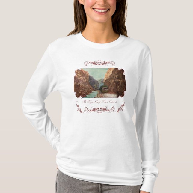 Vintage Royal Gorge Train Women's Shirt (Front)