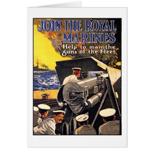 Vintage Royal Marines Poster (Front)