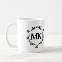 Vintage royal shield personalized name monogram