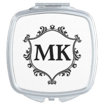 Vintage royal shield personalized name monogram