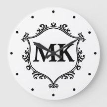 Vintage royal shield personalized name monogram